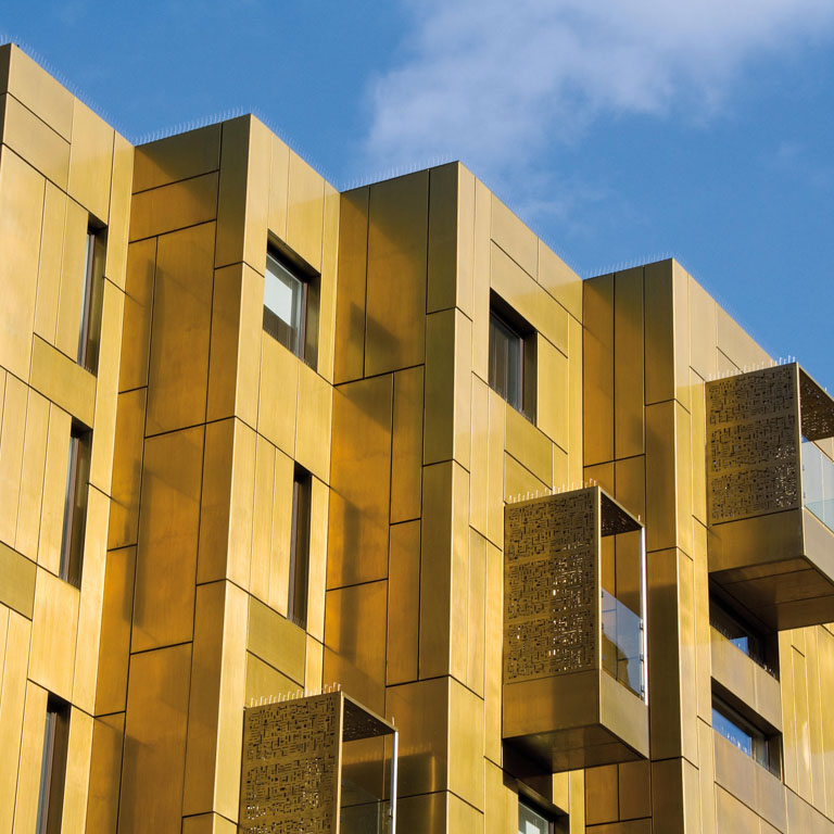 Vörösréz lemez borítás