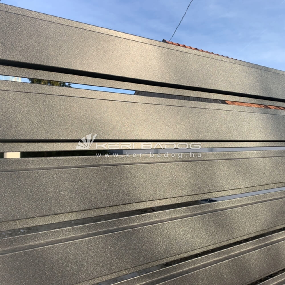 trapézlemez kerítés antracit