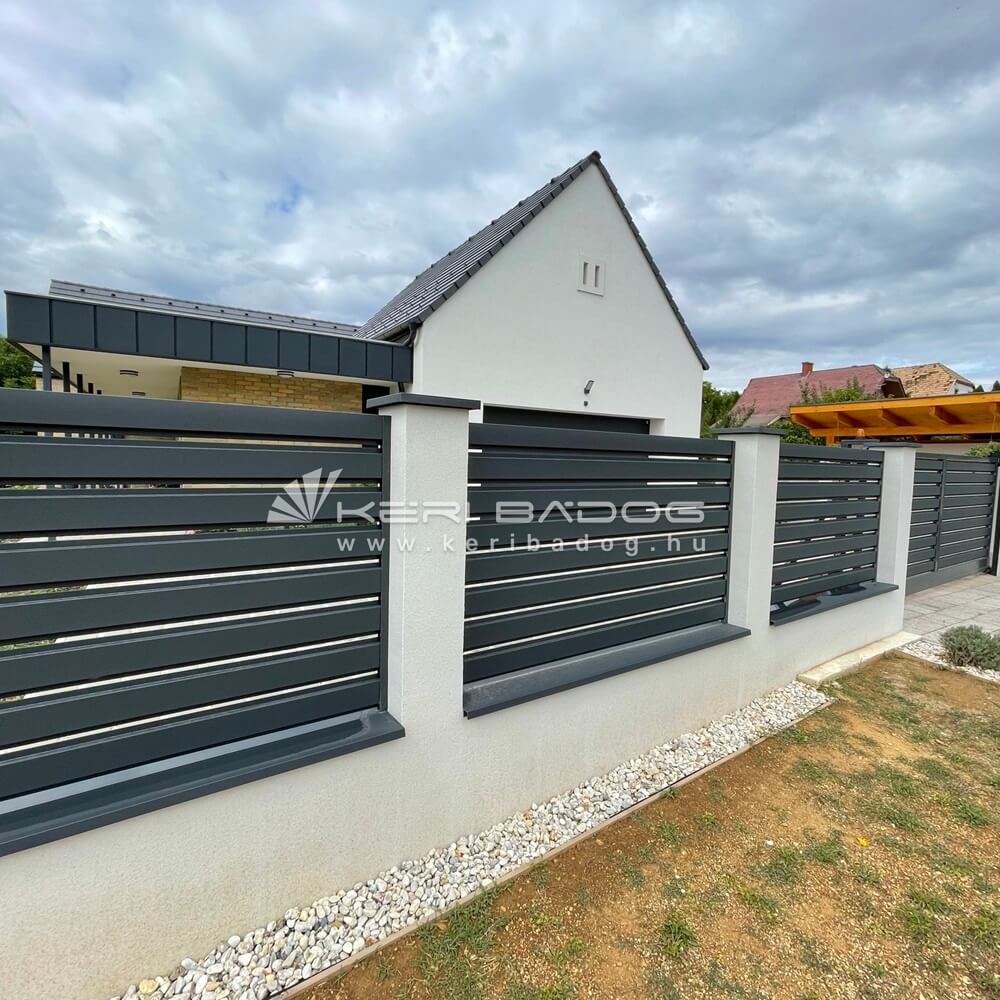 kéribádog gondozásmentes lemezkerítés