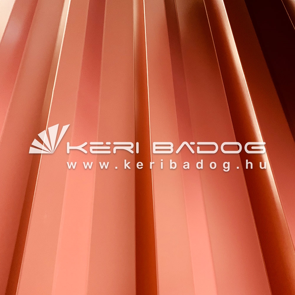 KTP45 téglavörös trapézlemez KTP45 téglavörös trapézlemez