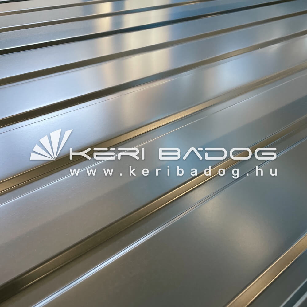 Kőmintás trapézlemez KTP8-T8 trapézleme antracit